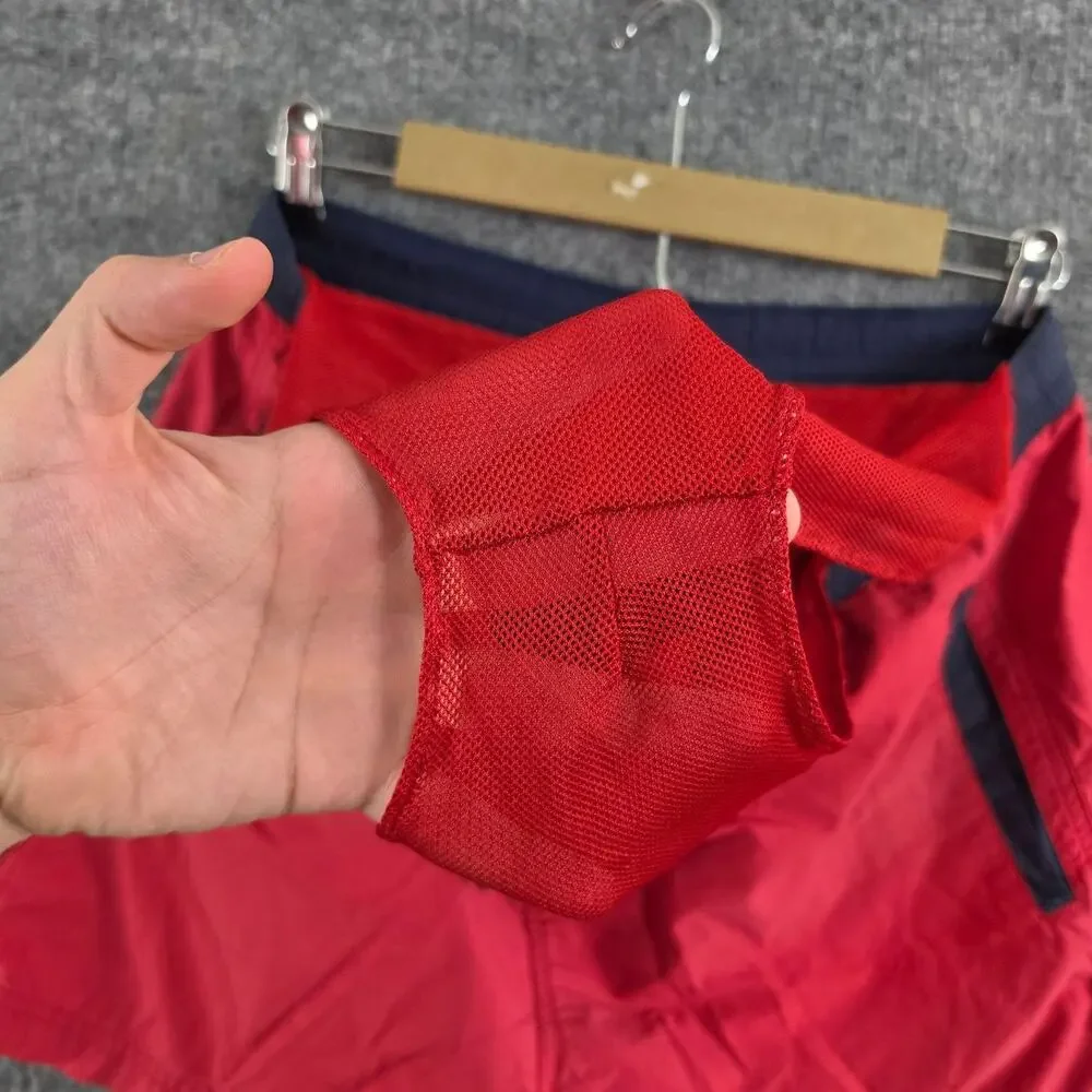 CH Carolina Herrera Swim Trunks Shorts Men Medium Red Lined Resort Beach Pool
